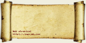 Anđelija Perunac vizit kartica